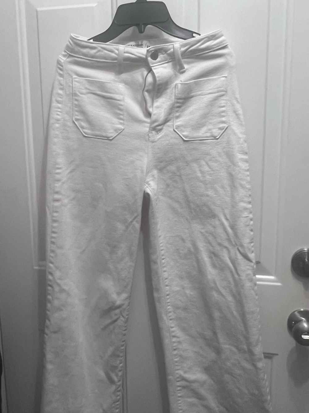 Just Black White High-Rise Jeans